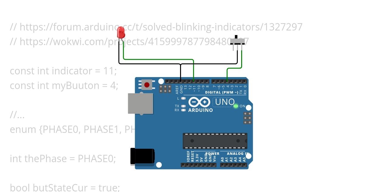 blinkingIndicators simulation