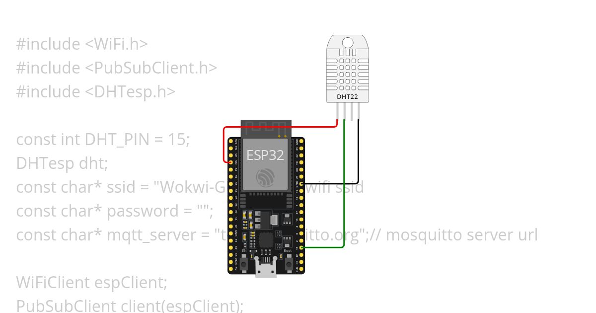 coba esp32 dht simulation