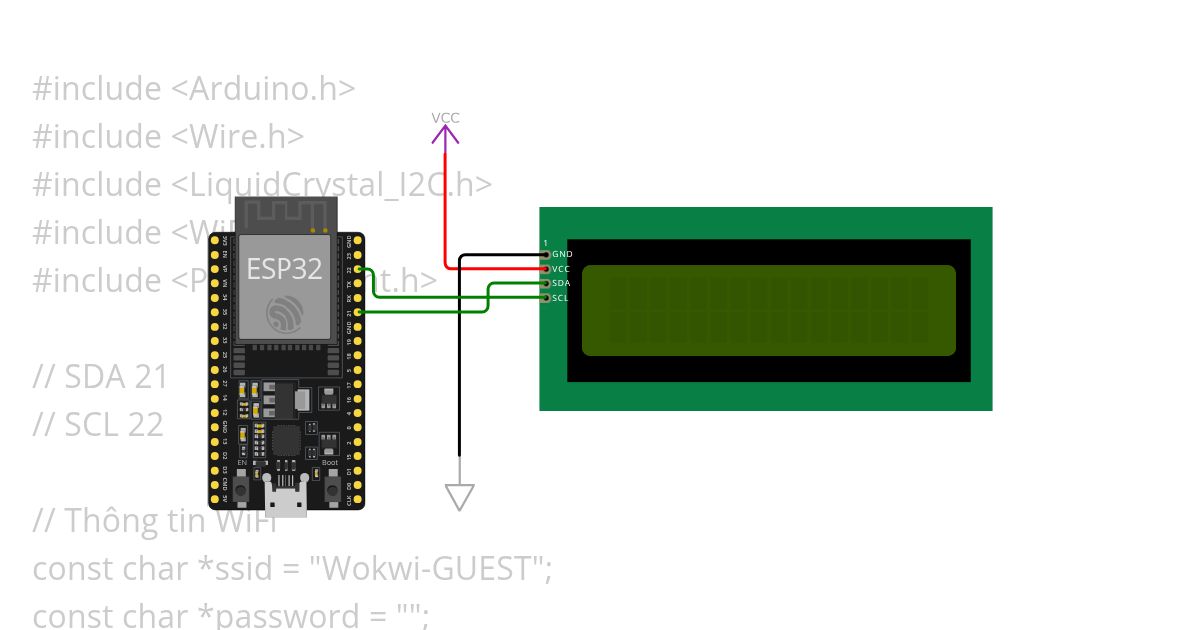 lcd i2c simulation