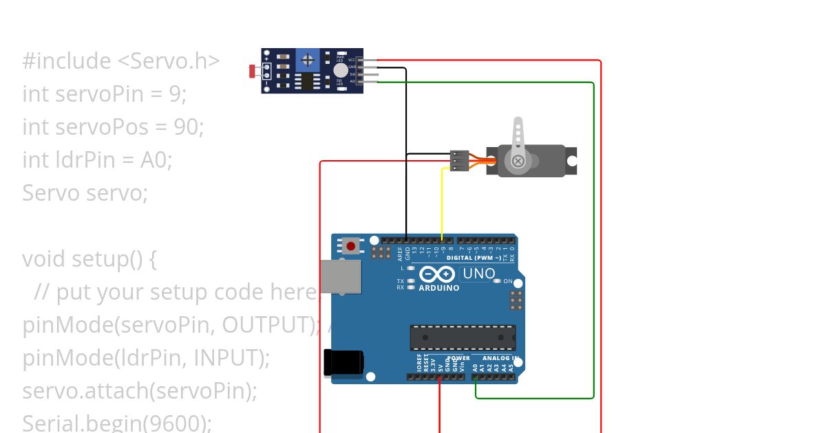 servo  simulation