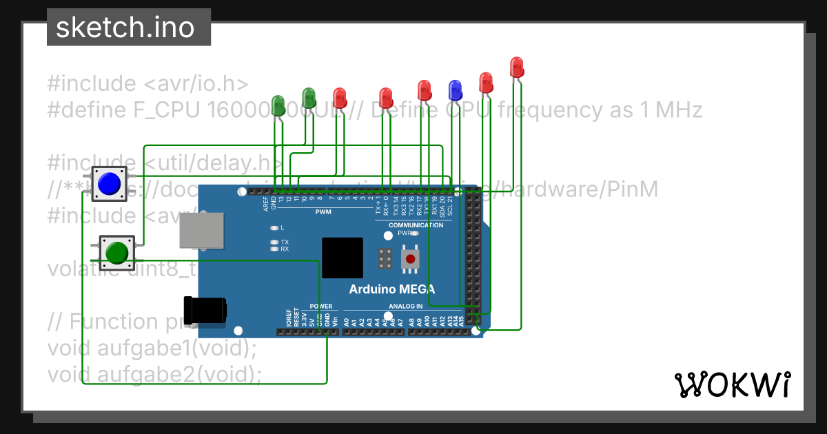 lab 3 - Wokwi ESP32, STM32, Arduino Simulator