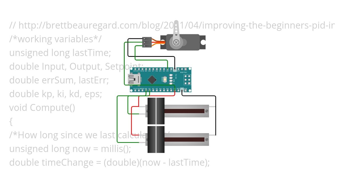 DemoServo simulation