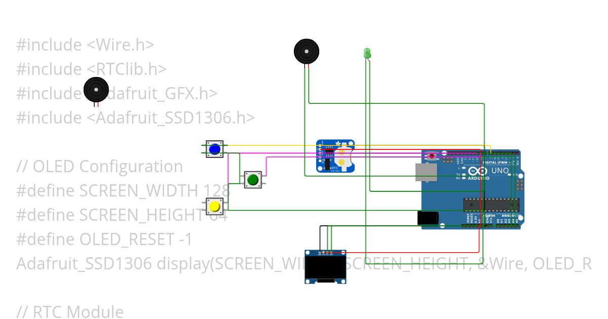 iti alram clock simulation