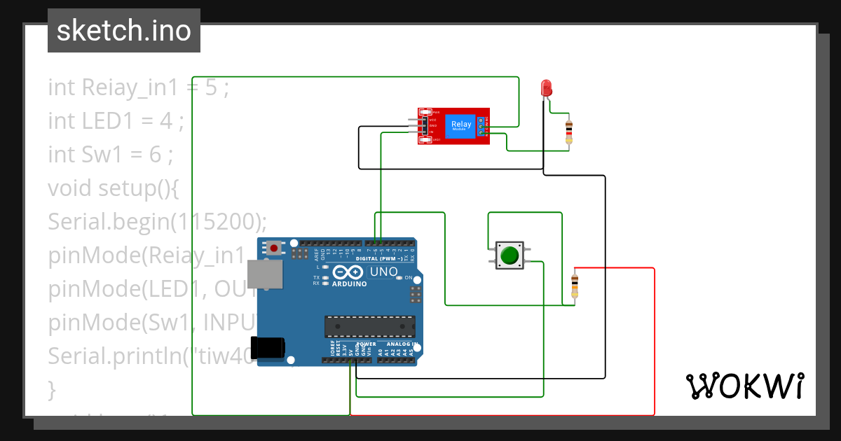 Relay - Wokwi ESP32, STM32, Arduino Simulator