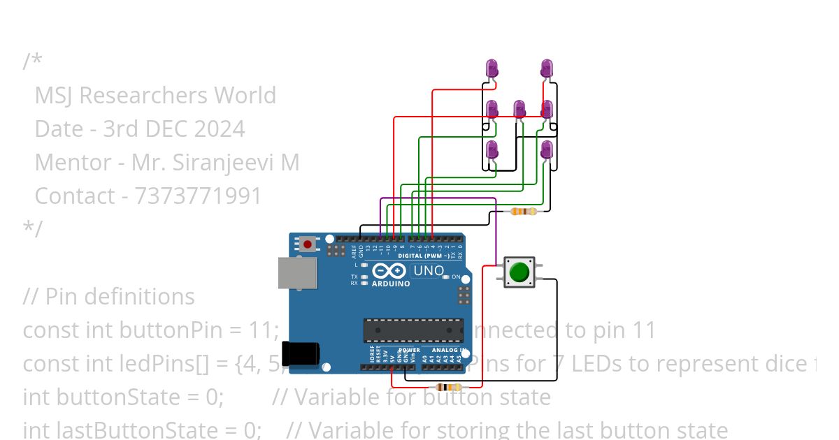 Task 20 Digitial Dice simulation