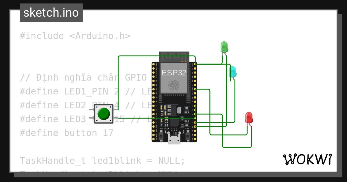 Priority suspend wokwi esp32 stm32 arduino simulator