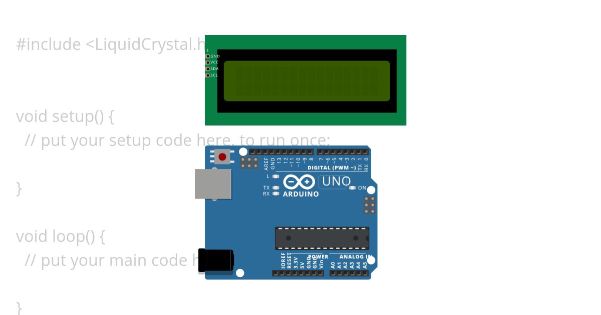 led & lcd (not yet) simulation