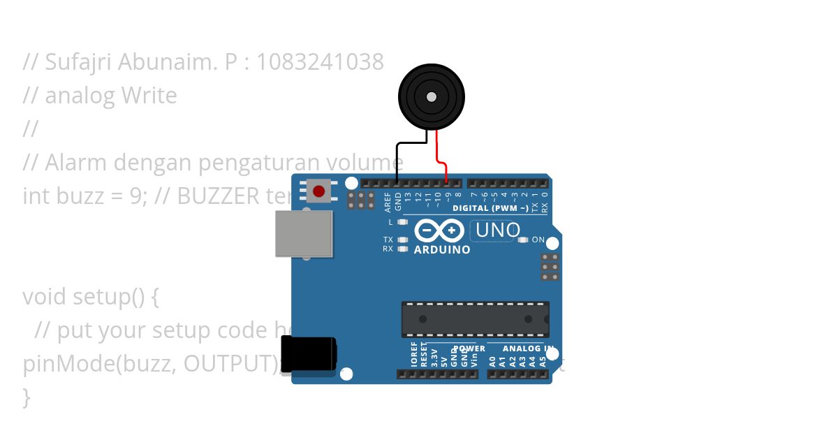 buzz analog project simulation