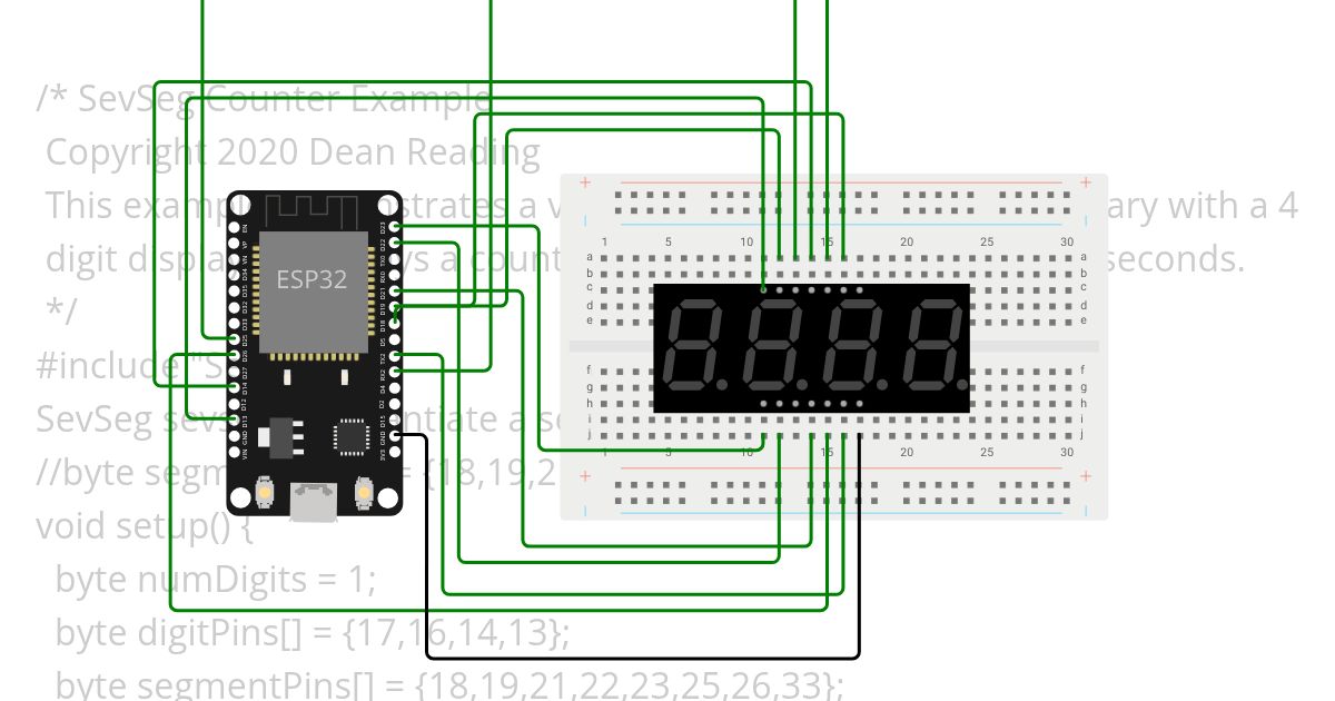 ESP32_7SegLEDDisp_DiceGame_SevSeg  simulation