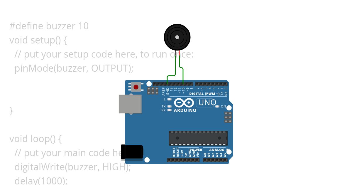 Buzzer simulation