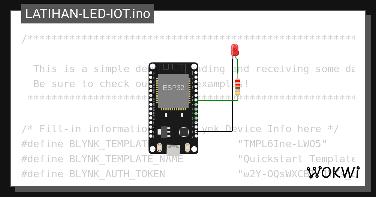 Esp32 blynk led final wokwi esp32 stm32 arduino simulator