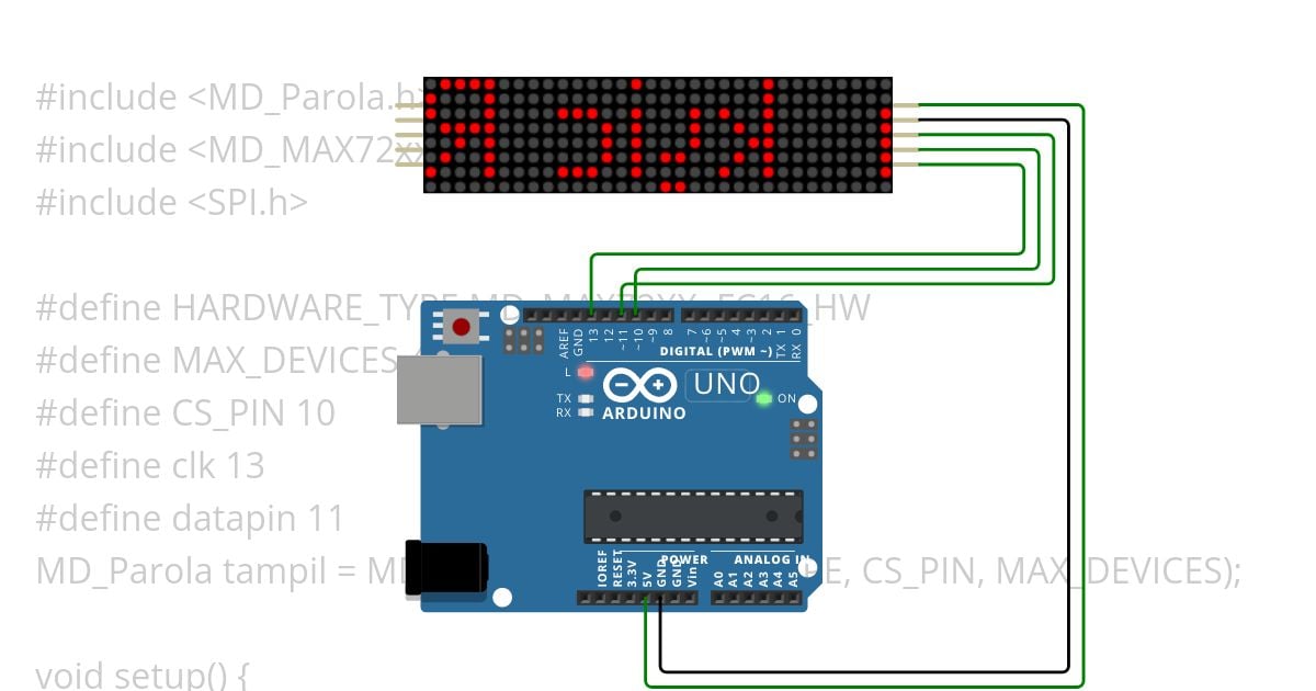 dot matrix ori simulation