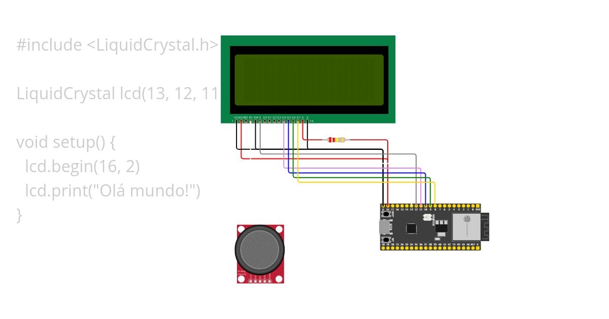 LCD test simulation