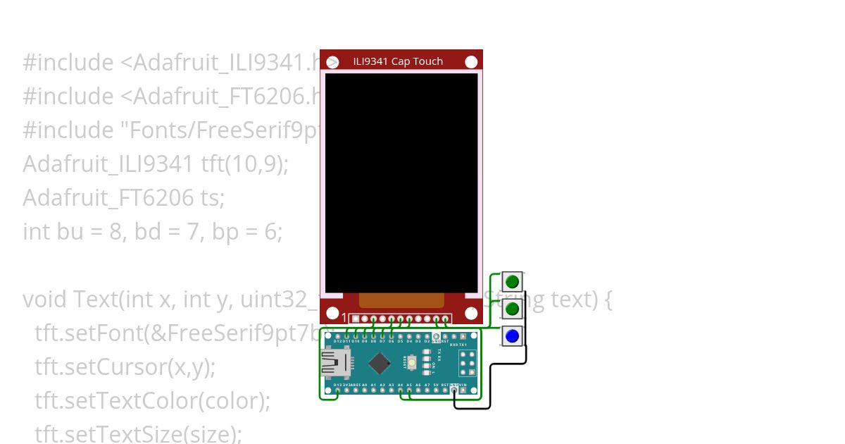 Password technology experiment with cap-touch display simulation