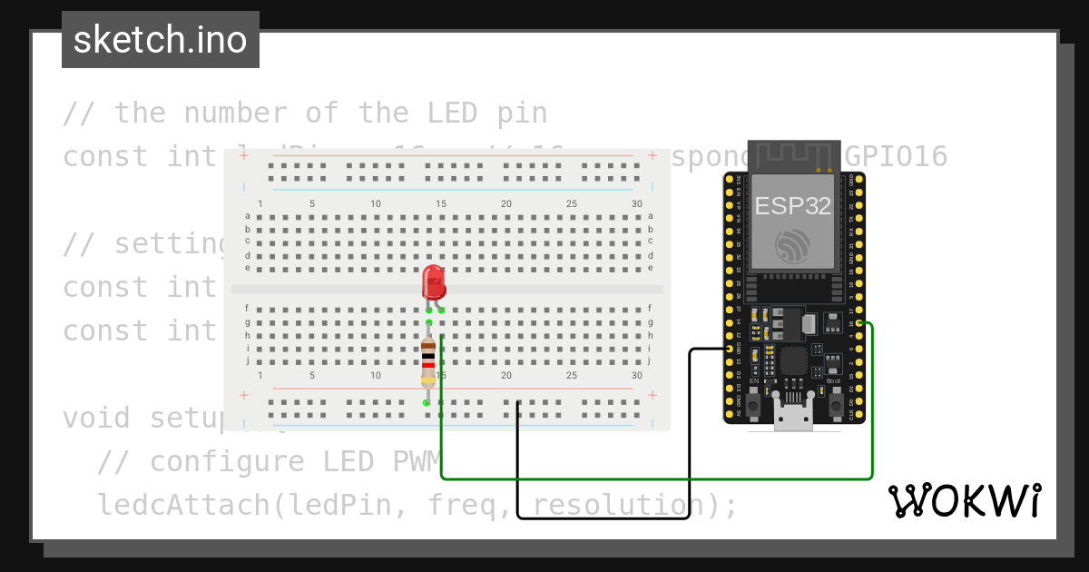 Wokwi online esp32 stm32 arduino simulator