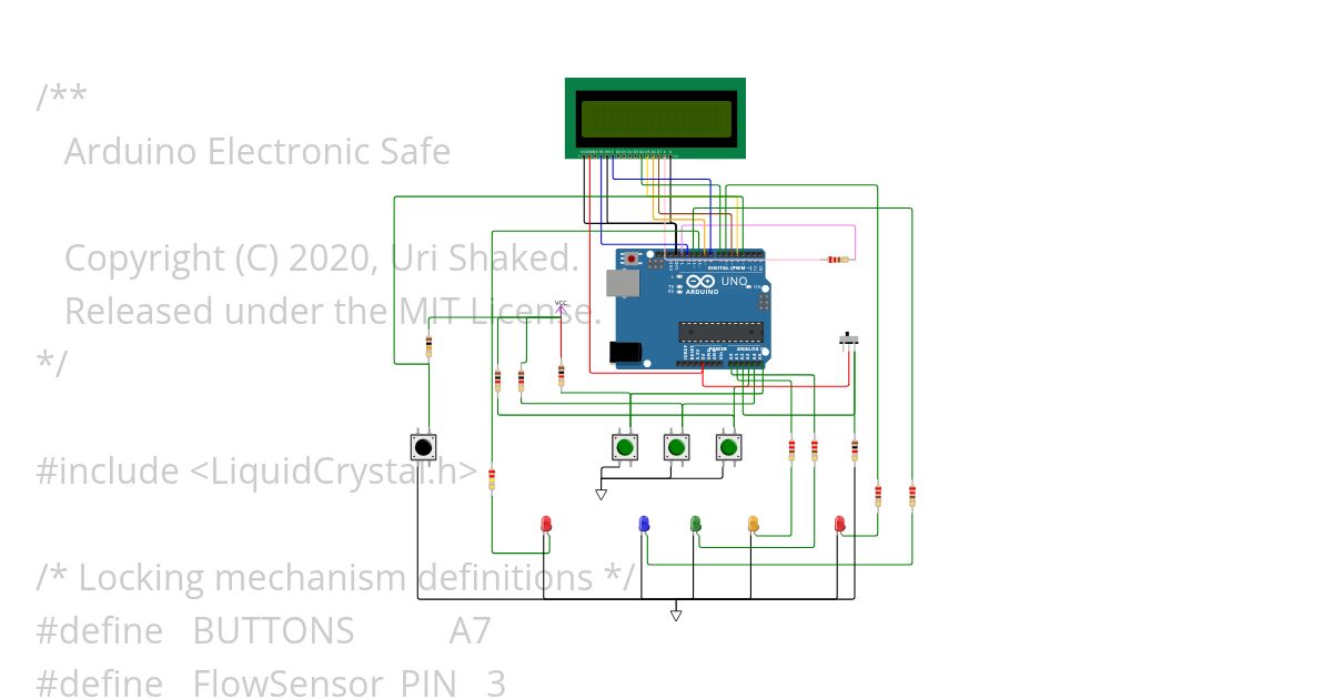 Menu System with Millis v0.1 simulation