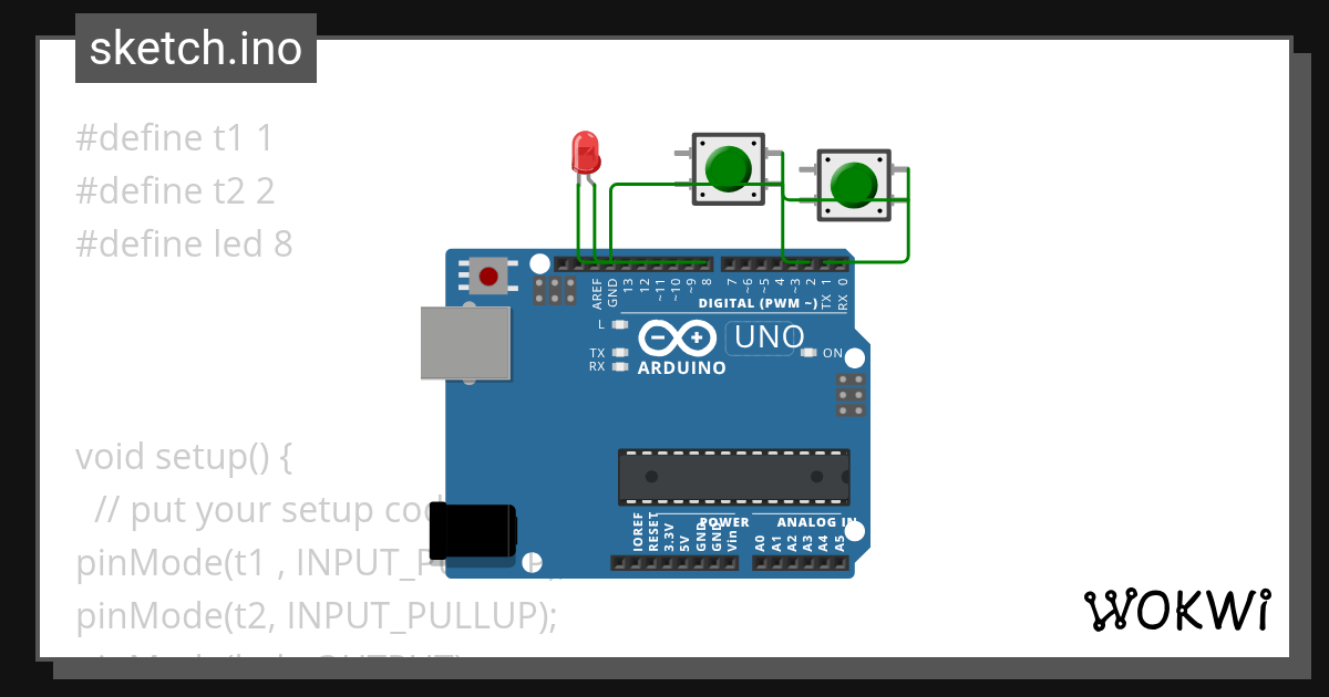 Projek - Wokwi ESP32, STM32, Arduino Simulator