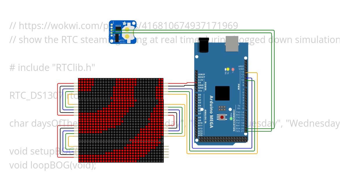 real RTC v. Wokwi Mark 2 simulation