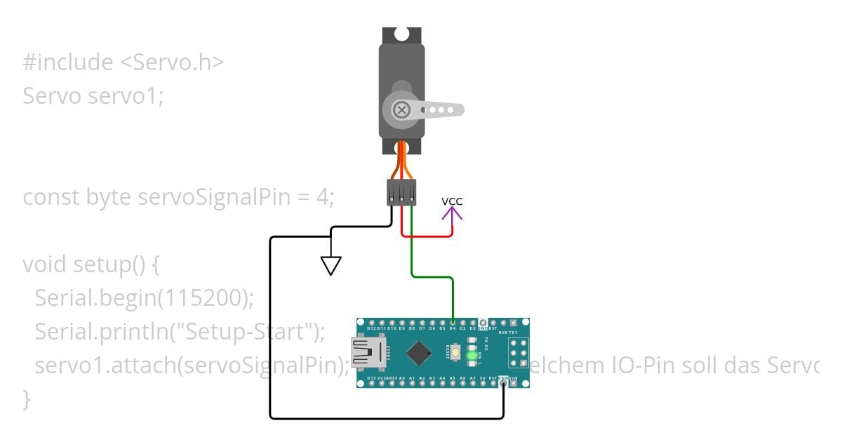 Servo-Demo simulation