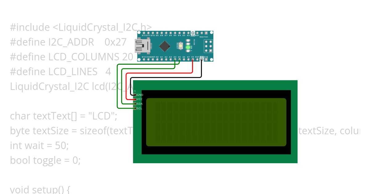 lcdDVDrace simulation