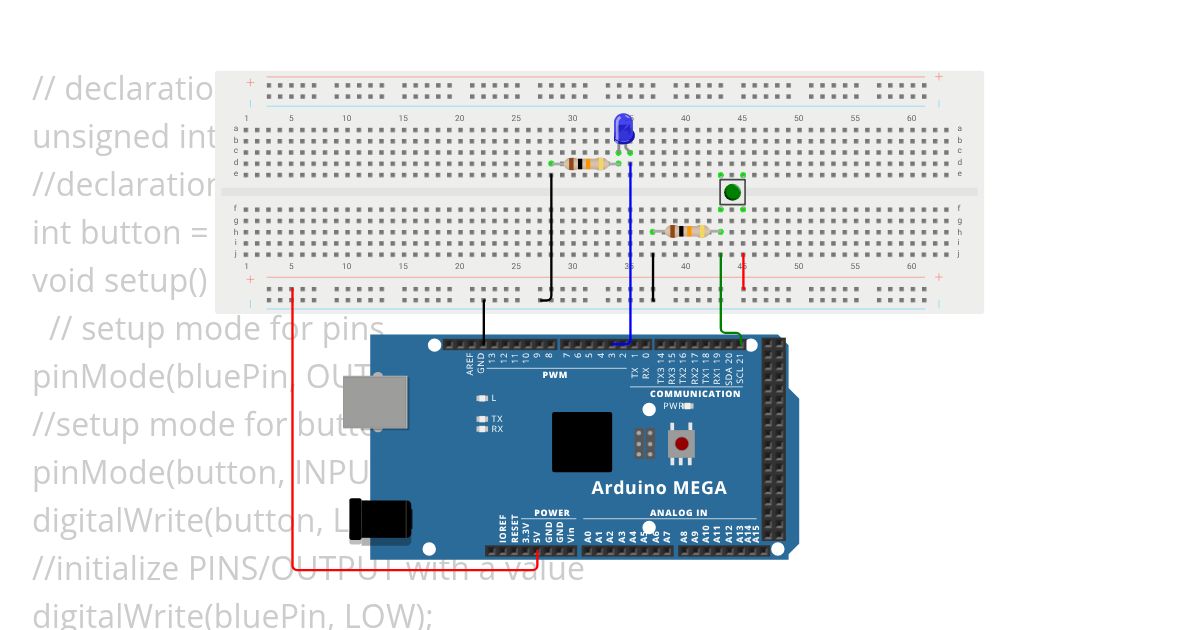 LED Lämpchen  simulation
