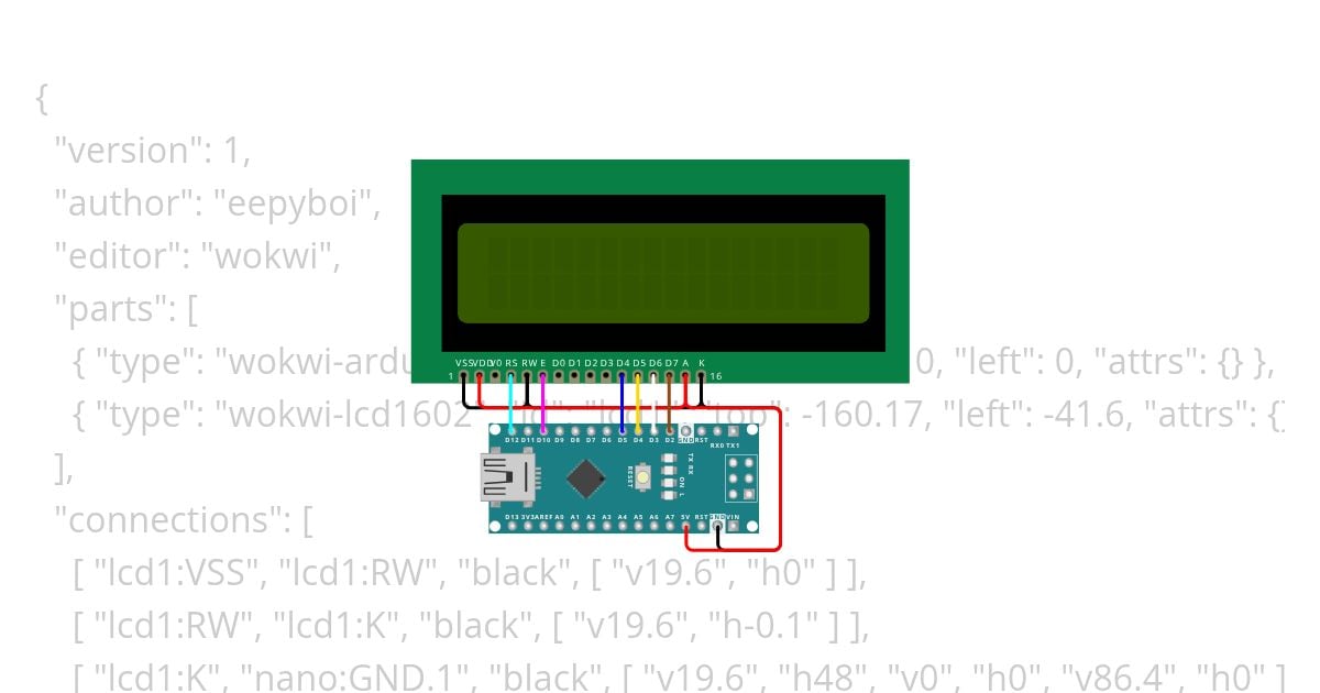 VU LCD + NANO Dhimas XI TAV simulation