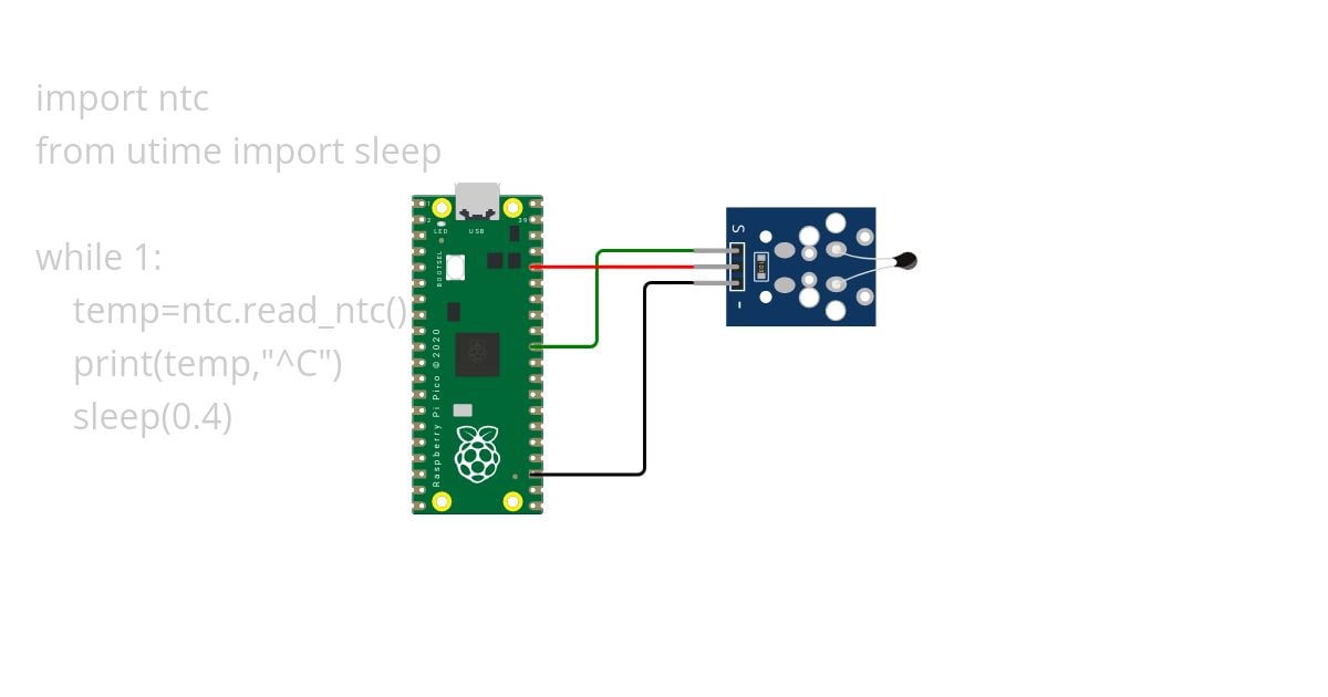 ntc sensor example 1 simulation