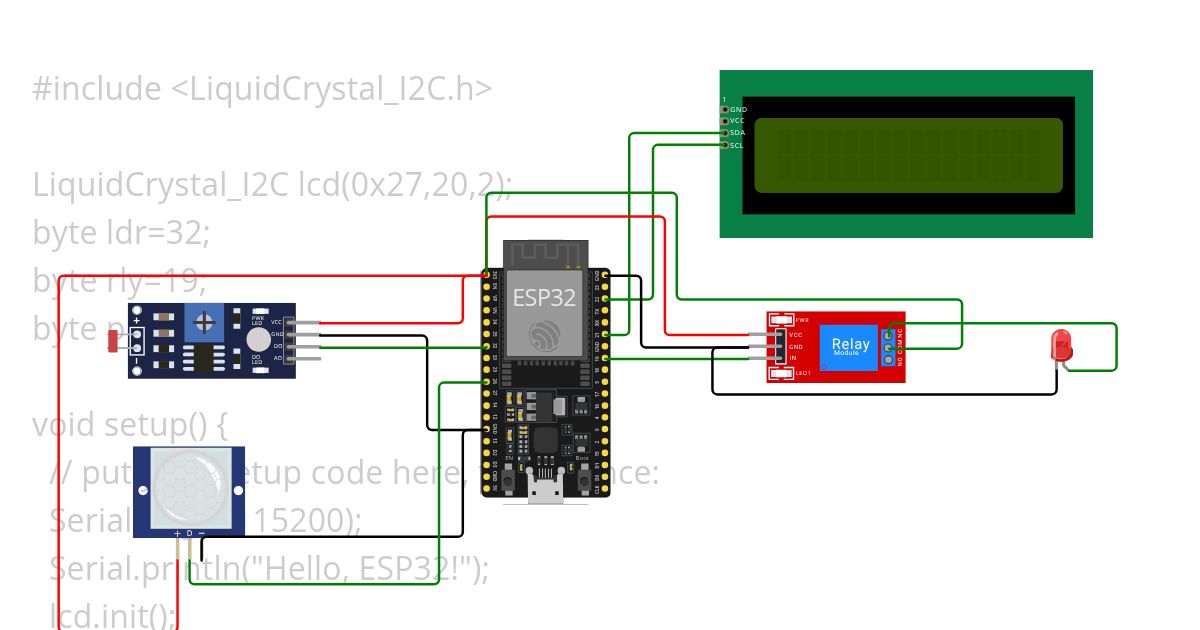 Street Light Automation simulation
