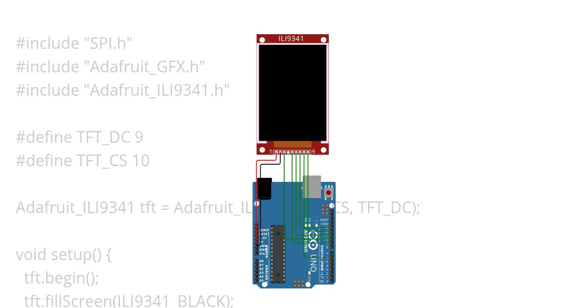 Lab 3: Part 1_2: Modified Interfacing TFT LCD Display with Arduino Board Copy simulation