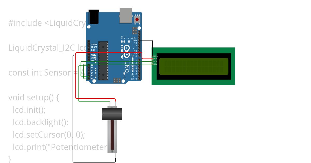 Lab 3: Part 2_2: Modified Interfacing I2C LCD Display simulation