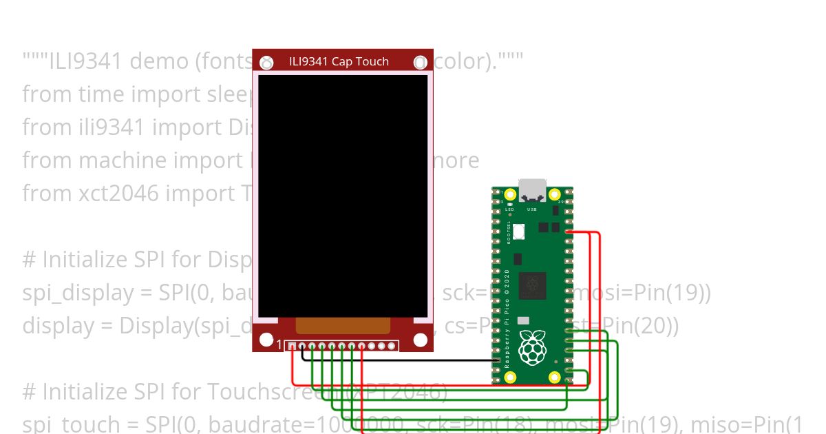 ILI9341_TOUCH SCREEN-PI PICO simulation