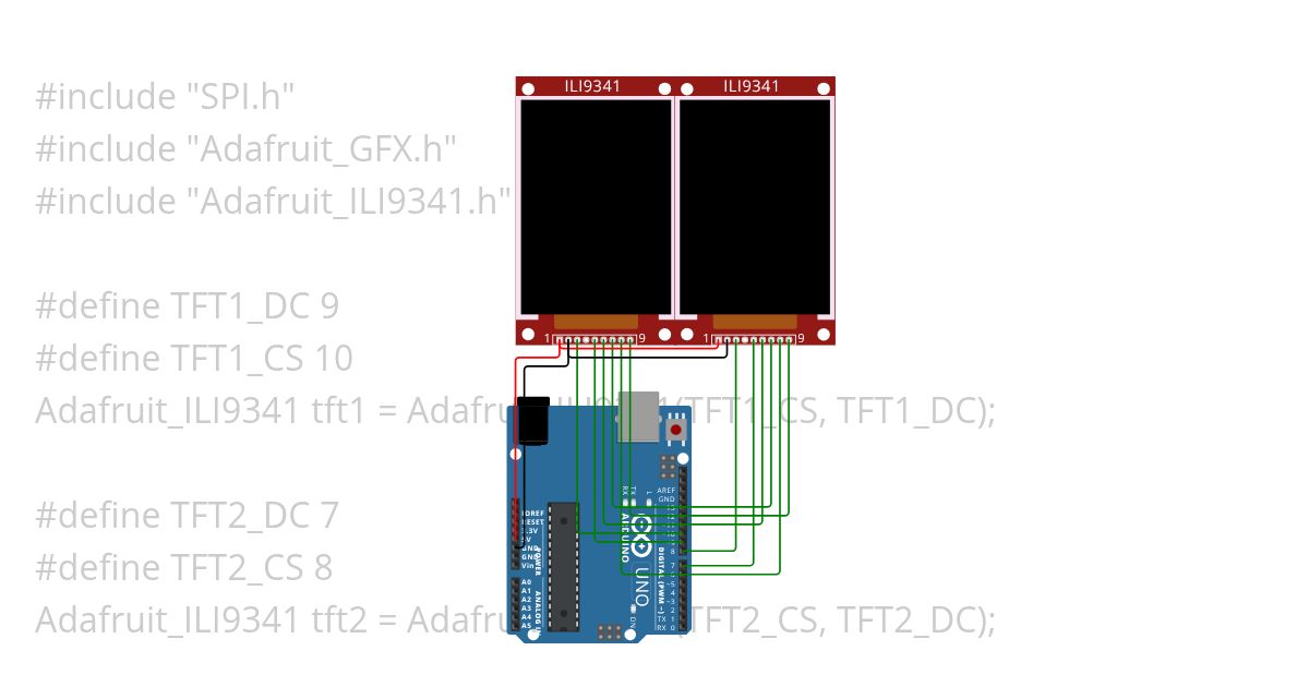 Lab 3: Part 1_3: Interfacing TFT LCD Display with Arduino Board simulation