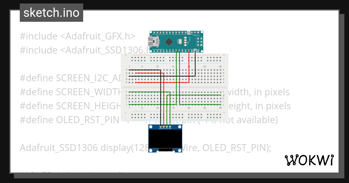 EX OLED - Wokwi ESP32, STM32, Arduino Simulator