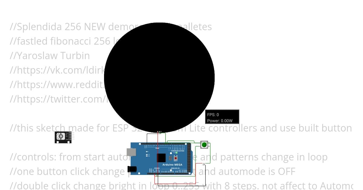 Splendida256 Firmware esp32AtomLite .ino Copy simulation