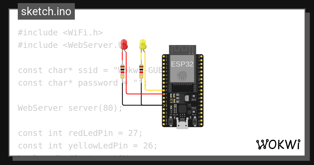 Wokwi online esp32 stm32 arduino simulator