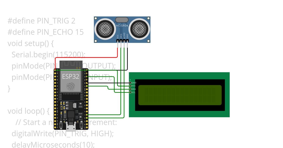 HC-SR04 simulation