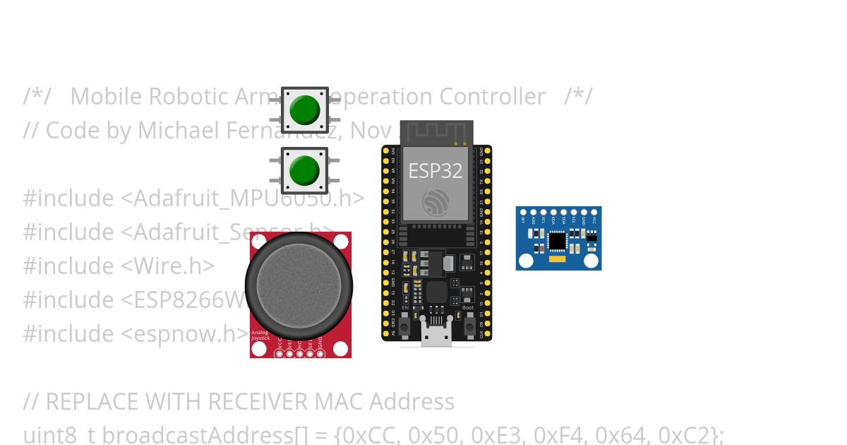 (debug backup) Robotic arm gyro controller simulation