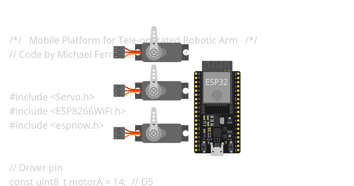 (debug backup) Mobile robotic arm platform simulation