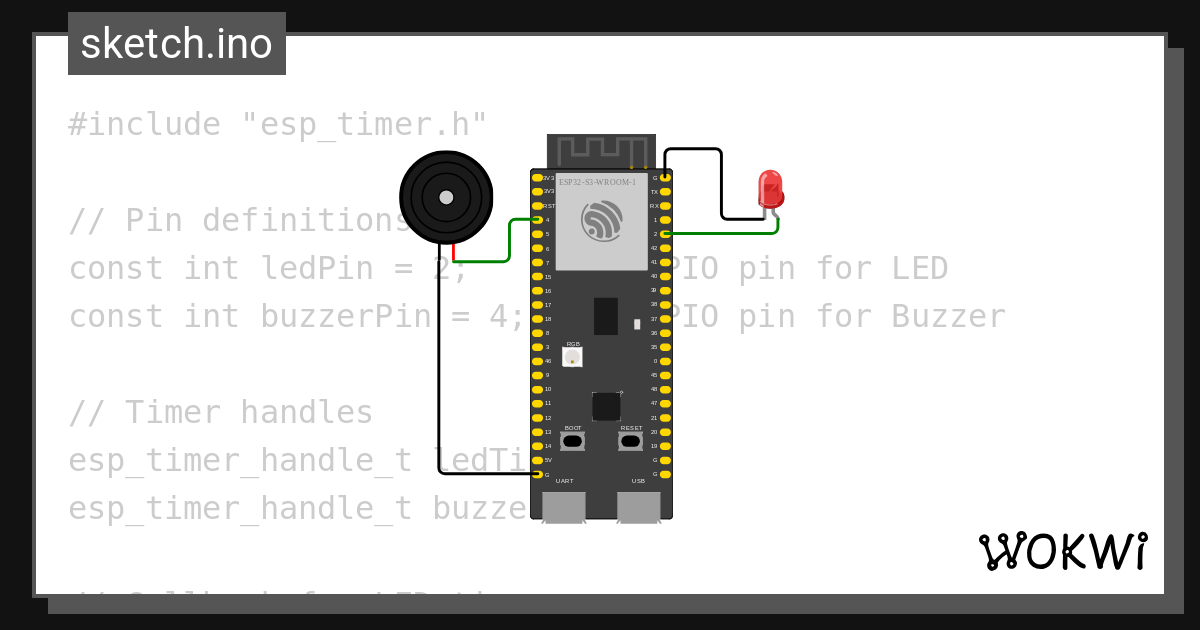 Wokwi online esp32 stm32 arduino simulator