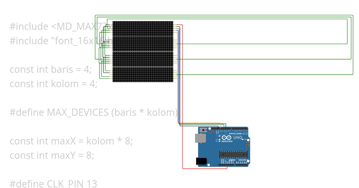 Scroll 7x15 per Kolom simulation