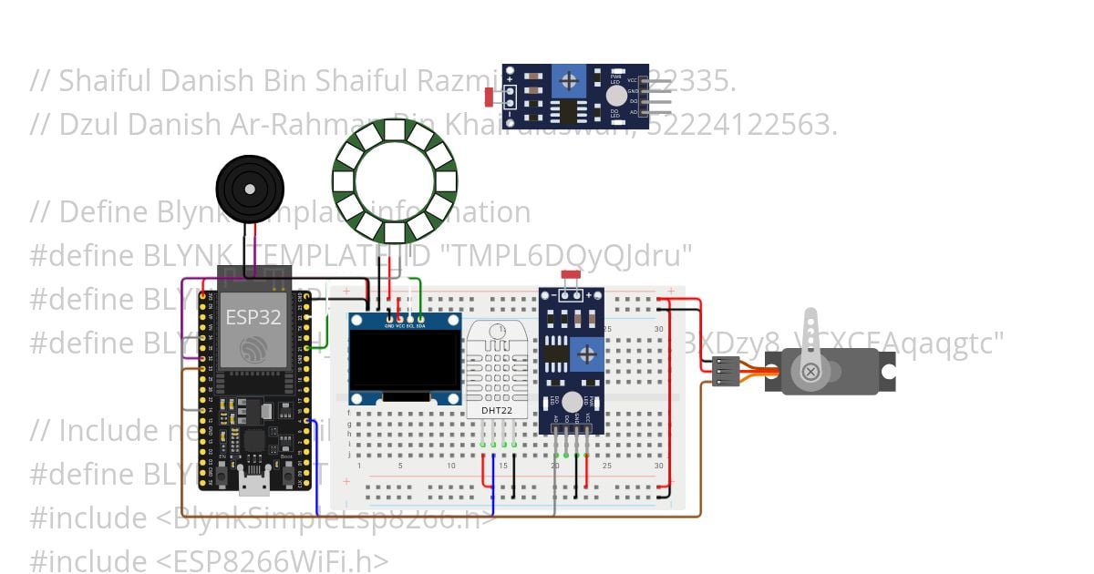IOT APP SEC (SMART WASHING MACHINE) simulation