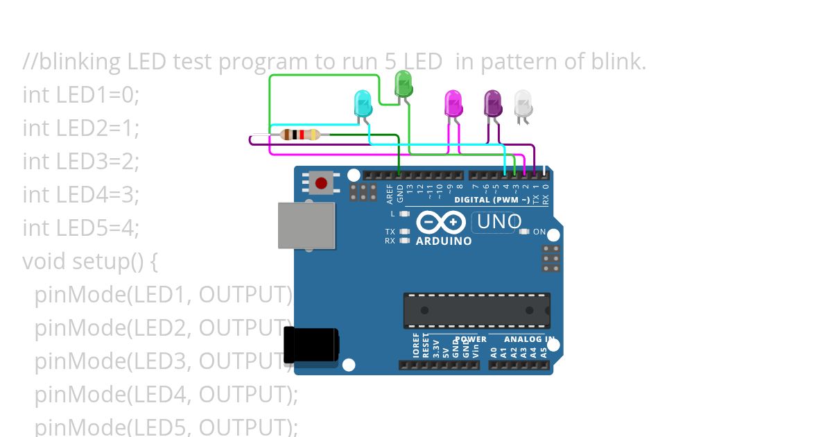 13.LED BLINK 50 and 1000 second simulation