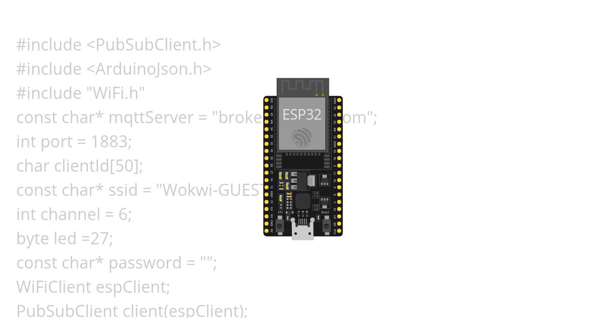 MQTT Temperature Data JSON Request  simulation