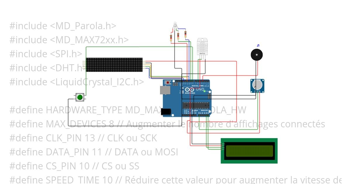 dotmatrix clock.ino Copy simulation