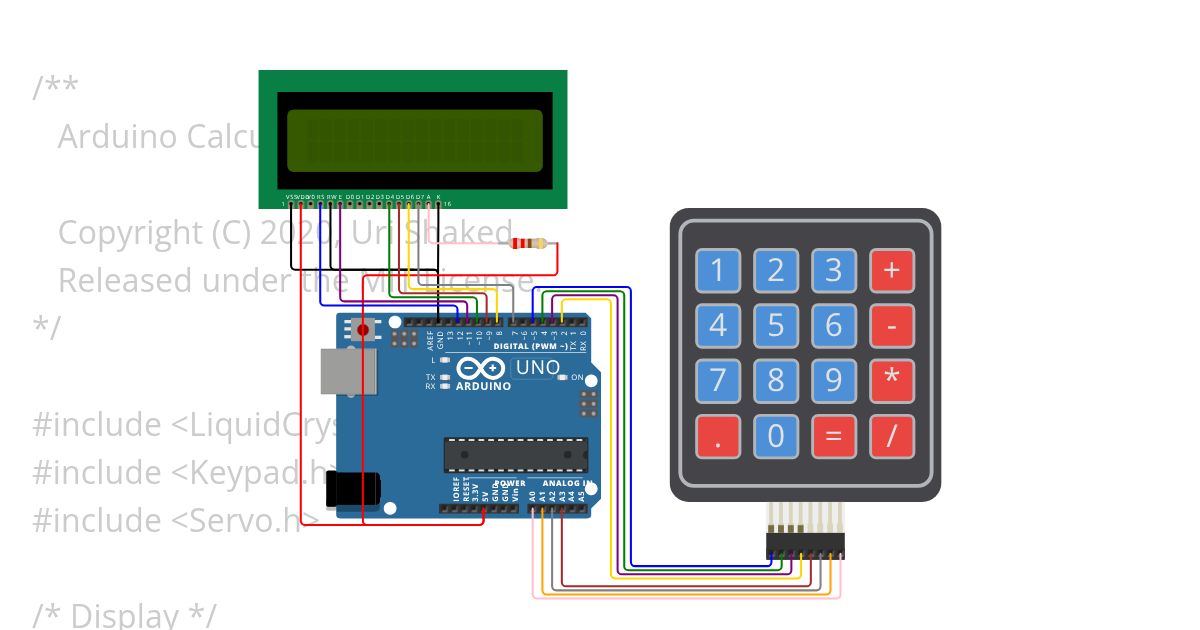 calculator.ino simulation