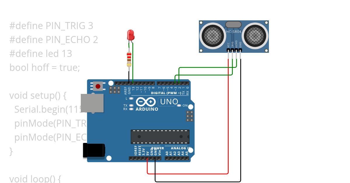 Sensor álcool simulation