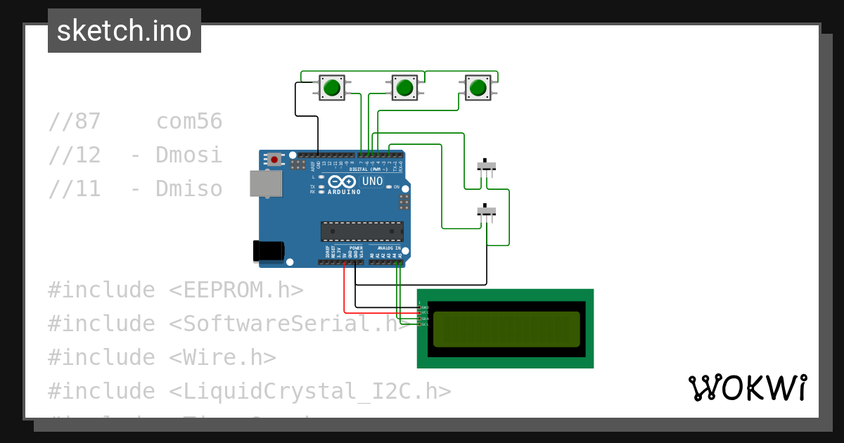 Wokwi online esp32 stm32 arduino simulator