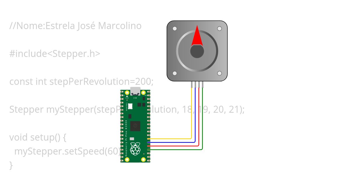 Diversão- Motor Bipolar Steps simulation