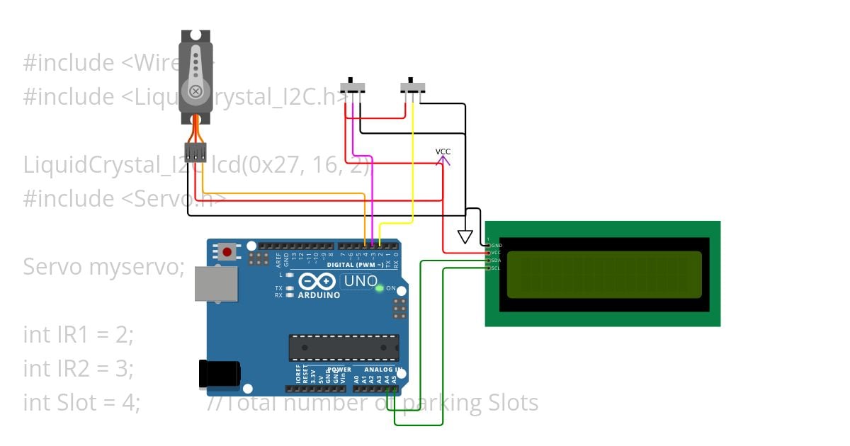 Arduino-parking-system-001 simulation