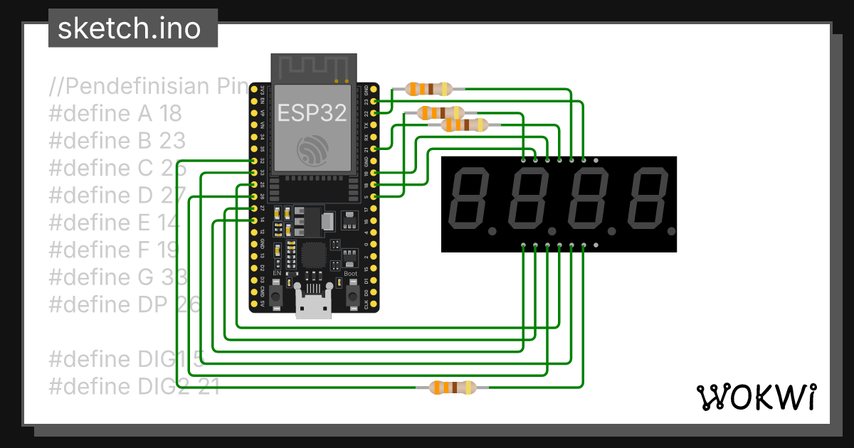 Wokwi - Online ESP32, STM32, Arduino Simulator